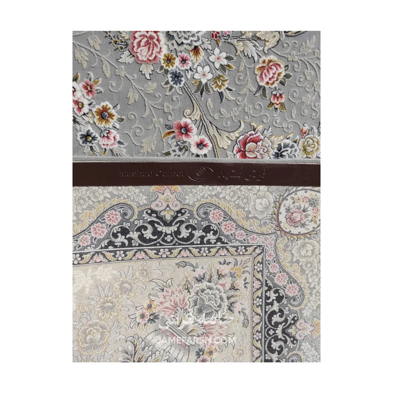 فرش مشهد افشان کد 803606 - رنگ فیلی - عکس شماره 11