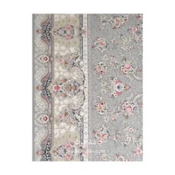 فرش مشهد افشان کد 803606 - رنگ فیلی - عکس شماره 9