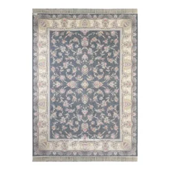 فرش مشهد افشان کد 803606 - رنگ خاکستری - عکس شماره 1