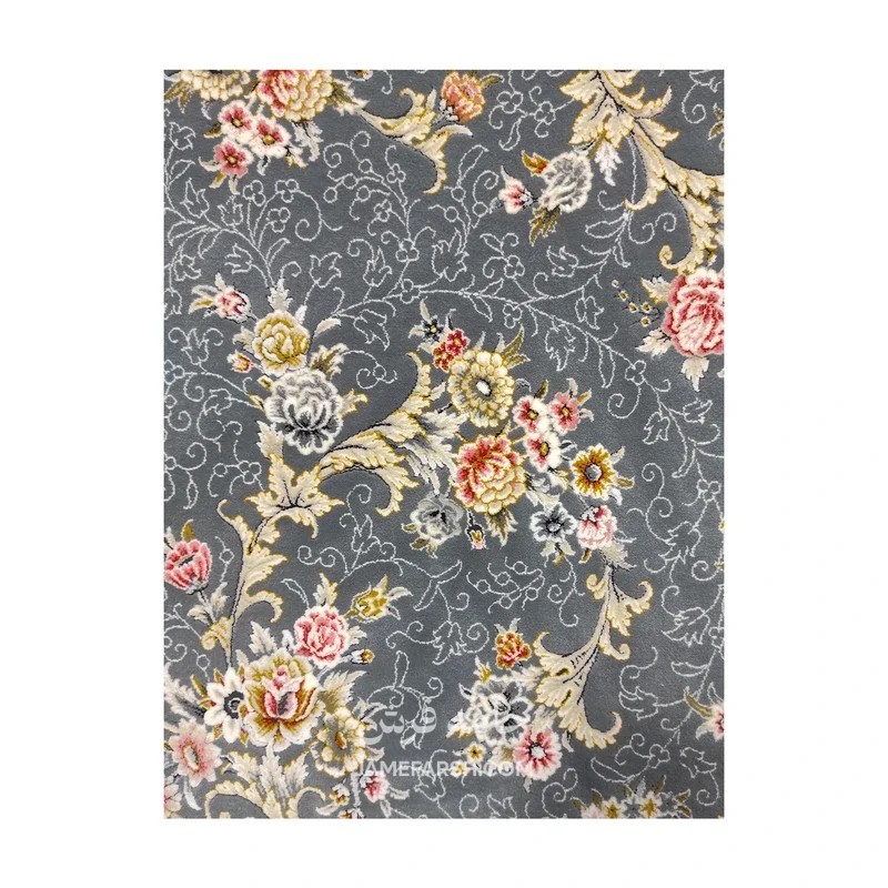 فرش مشهد افشان کد 803606 - رنگ خاکستری - عکس شماره 5