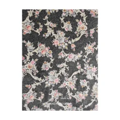 فرش مشهد افشان کد 803606 - رنگ زغال سنگی - عکس شماره 4