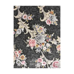 فرش مشهد افشان کد 803606 - رنگ زغال سنگی - عکس شماره 5