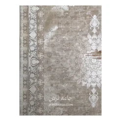 فرش مشهد وینتیج کد 803688 - رنگ شکلاتی - عکس شماره 7