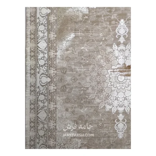 فرش مشهد وینتیج کد 803688 - رنگ شکلاتی - عکس شماره 7