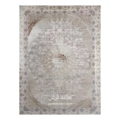 فرش مشهد وینتیج کد 803688 - رنگ کرم - عکس شماره 2