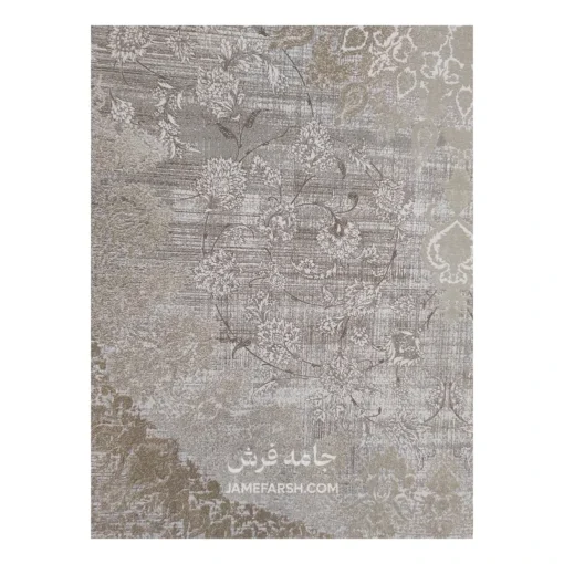 فرش مشهد وینتیج کد 803688 - رنگ کرم - عکس شماره 5