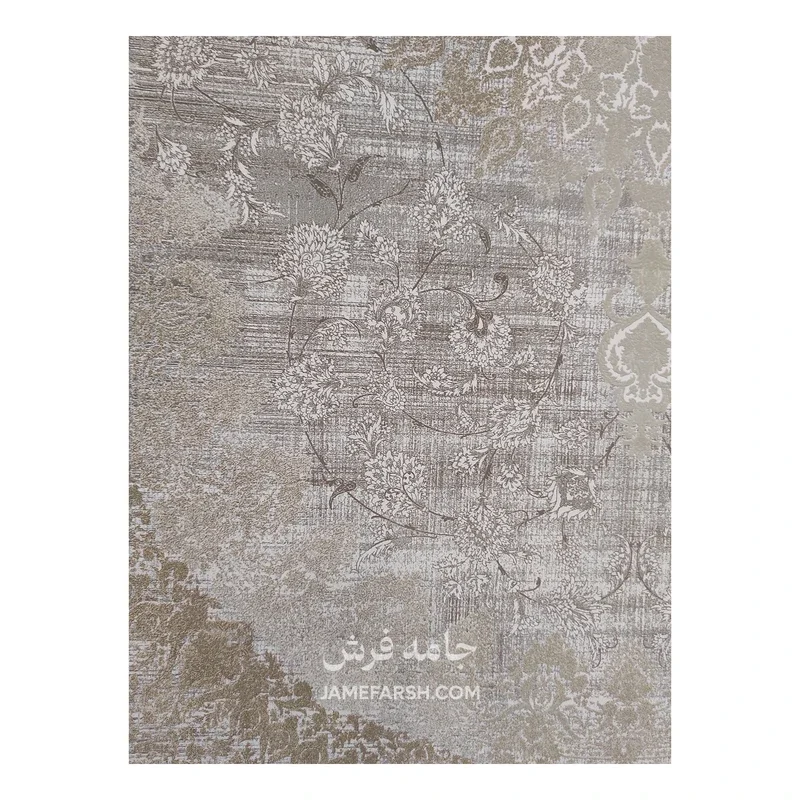 فرش مشهد وینتیج کد 803688 - رنگ کرم - عکس شماره 5