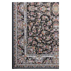 فرش مشهد افشان کد 815052 - رنگ مشکی - عکس شماره 8
