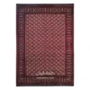 فرش مشهد ترکمن کد 871332 - رنگ لاکی - عکس شماره 1