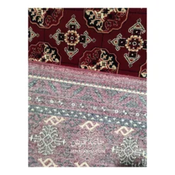فرش مشهد ترکمن کد 871332 - رنگ لاکی - عکس شماره 7