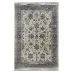 فرش بهراد سلطان آباد کد 1025 - رنگ کرم - عکس شماره 1