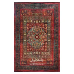 فرش محتشم بلوچی کد 1072 - رنگ قرمز - عکس شماره 1