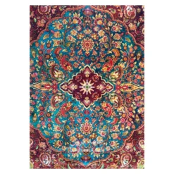 فرش محتشم بلوچی کد 1072 - رنگ قرمز - عکس شماره 3