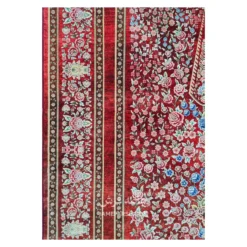 فرش بهراد باغ گل کد 3209 - رنگ قرمز - عکس شماره 6