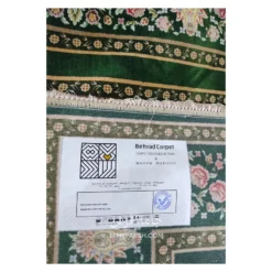 فرش بهراد باغ گل کد 3209 - رنگ سبز - عکس شماره 9