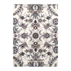 فرش مشهد افشان کد 722253 - رنگ کرم - عکس شماره 4