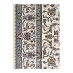 فرش مشهد افشان کد 722253 - رنگ کرم - عکس شماره 7