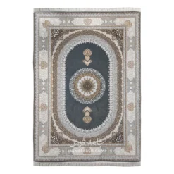 فرش مشهد مدرن کد 723504 - رنگ طوسی - عکس شماره 1