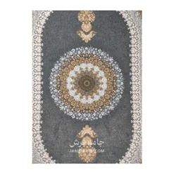 فرش مشهد مدرن کد 723504 - رنگ طوسی - عکس شماره 2