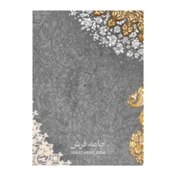 فرش مشهد مدرن کد 723504 - رنگ طوسی - عکس شماره 4