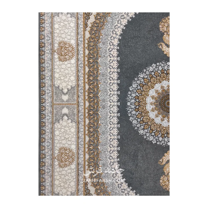 فرش مشهد مدرن کد 723504 - رنگ طوسی - عکس شماره 6