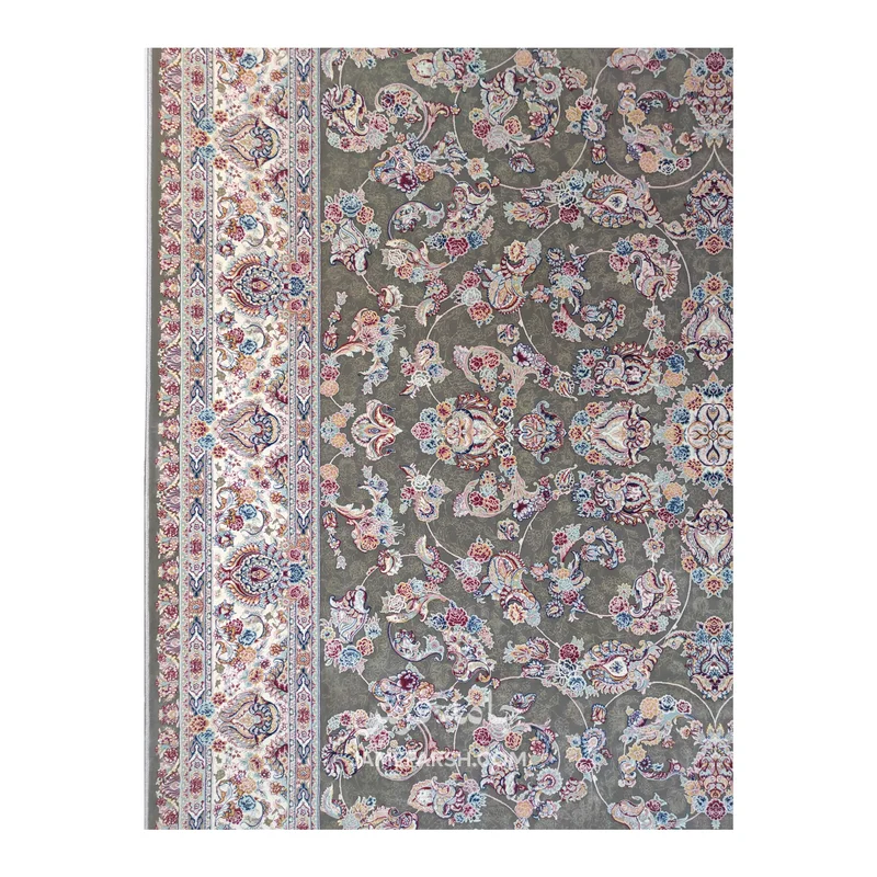 فرش مشهد افشان کد 813001 - رنگ طوسی - عکس شماره 11