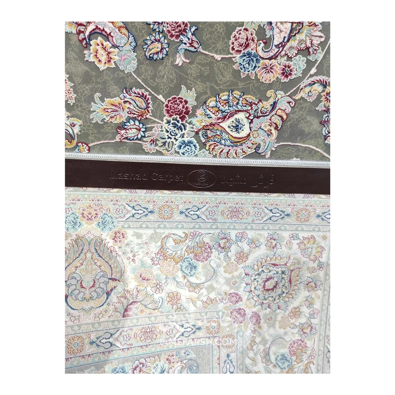 فرش مشهد افشان کد 813001 - رنگ طوسی - عکس شماره 13