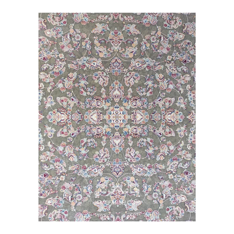 فرش مشهد افشان کد 813001 - رنگ طوسی - عکس شماره 2