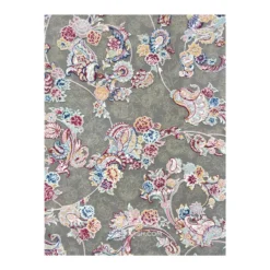 فرش مشهد افشان کد 813001 - رنگ طوسی - عکس شماره 6