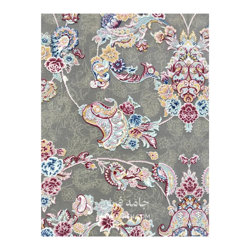 فرش مشهد افشان کد 813001 - رنگ طوسی - عکس شماره 7