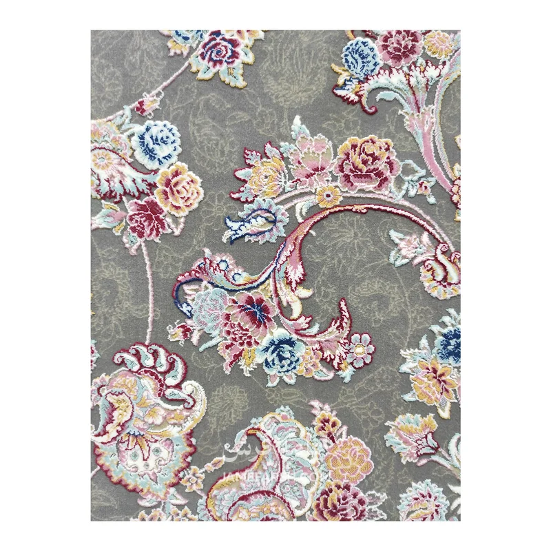 فرش مشهد افشان کد 813001 - رنگ طوسی - عکس شماره 8