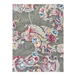 فرش مشهد افشان کد 813001 - رنگ طوسی - عکس شماره 9