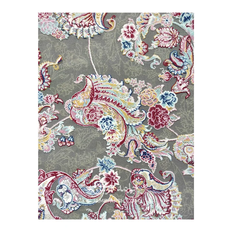 فرش مشهد افشان کد 813001 - رنگ طوسی - عکس شماره 9