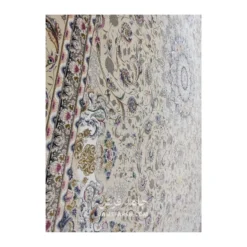 فرش مشهد لچک ترنج کد 814007 - رنگ کرم - عکس شماره 8