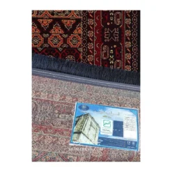 فرش مشهد بلوچی کد 871358 - رنگ لاکی - عکس شماره 5