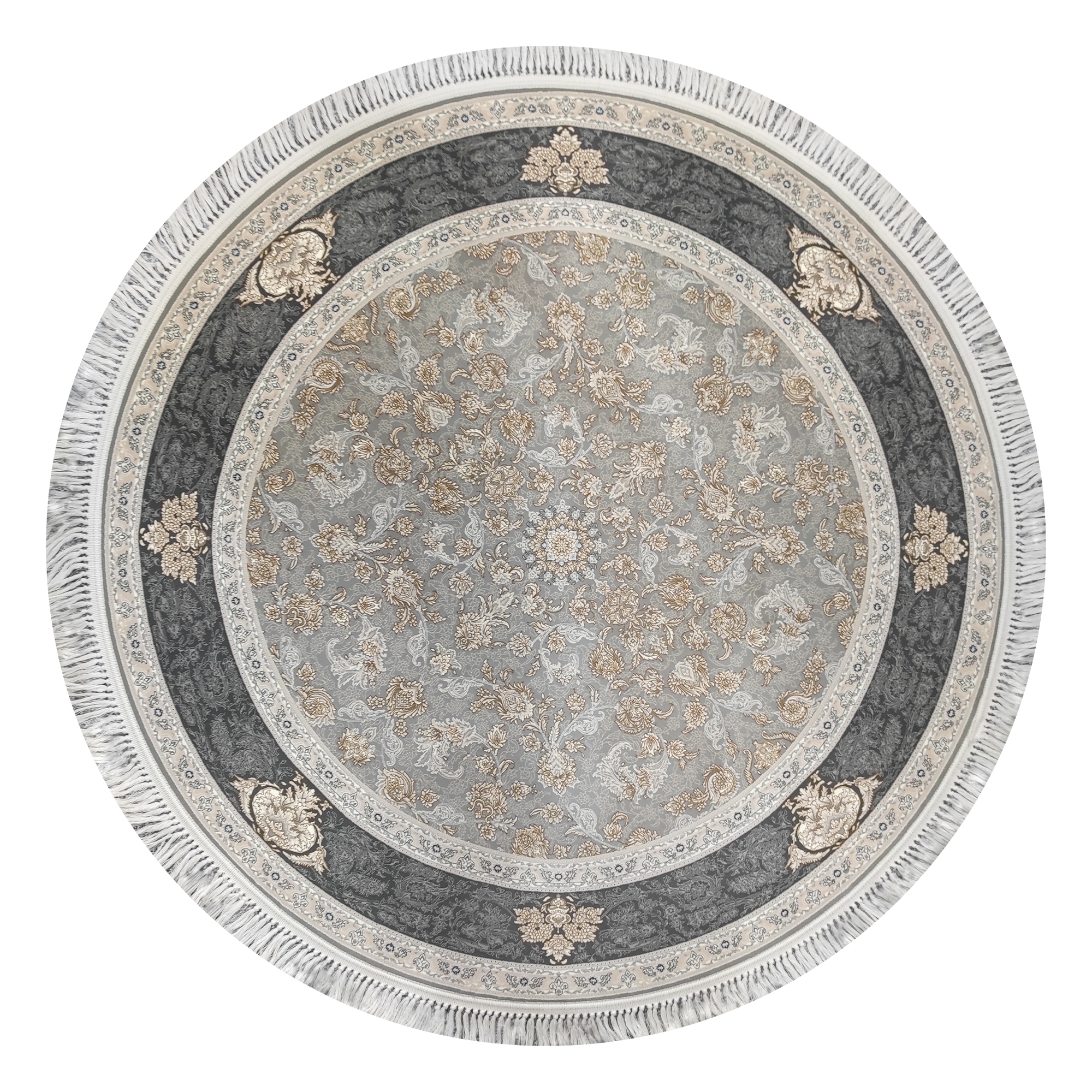 فرش توس مشهد نئو کلاسیک کد 1225 - رنگ فیلی لایت - عکس شماره 1