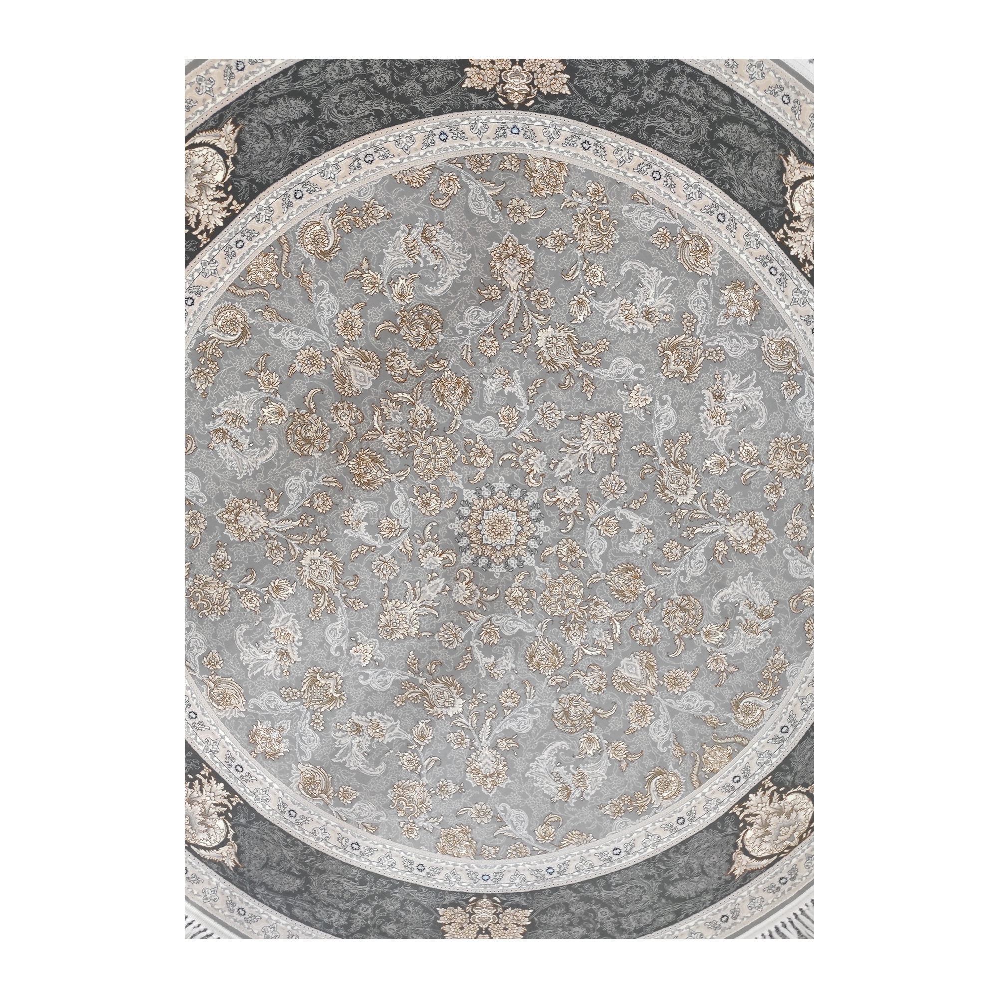 فرش توس مشهد نئو کلاسیک کد 1225 - رنگ فیلی لایت - عکس شماره 2