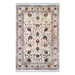 فرش بهراد سلطان آباد کد 1025 - رنگ کرم - عکس شماره 1