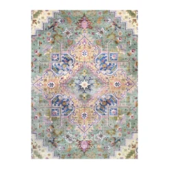 فرش بهراد هریس کد 1093 - رنگ سبز - عکس شماره 2