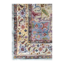 فرش بهراد هریس کد 1095 - رنگ کرم - عکس شماره 10