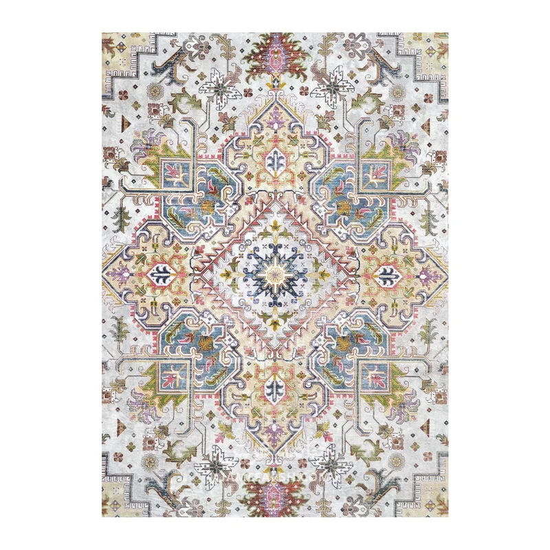 فرش بهراد هریس کد 1095 - رنگ کرم - عکس شماره 3