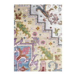 فرش بهراد هریس کد 1095 - رنگ کرم - عکس شماره 5