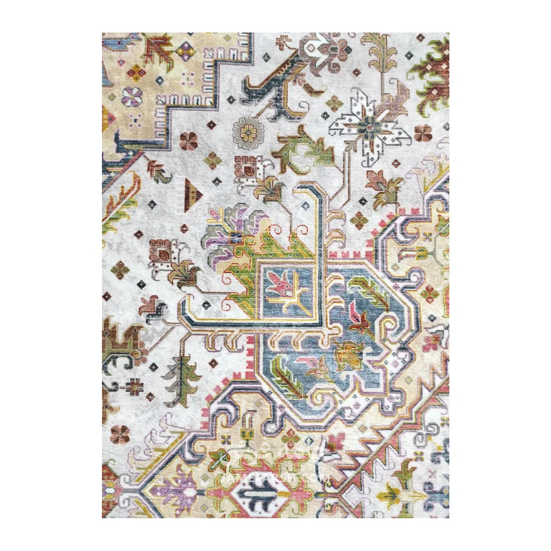 فرش بهراد هریس کد 1095 - رنگ کرم - عکس شماره 6