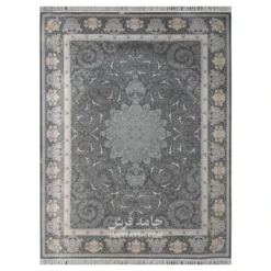 فرش توس مشهد نئو کلاسیک کد 1224 - رنگ دودی - عکس شماره 1