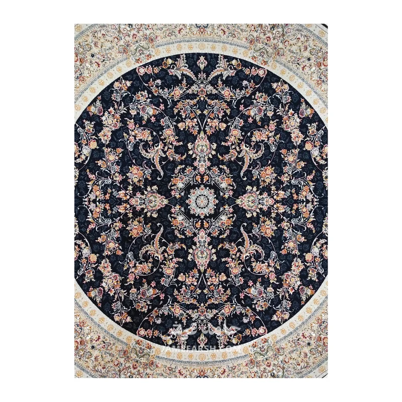 فرش بهشتی افشان کد 1842 - رنگ سرمه ای - عکس شماره 2