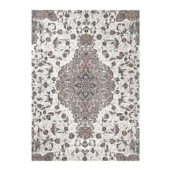 فرش زمرد مشهد تبریز کد 45001 - رنگ کرم - عکس شماره 2