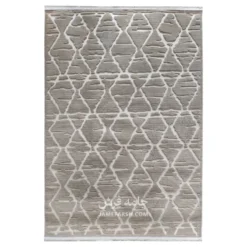 فرش آرمانی مدرن کد 5110 - رنگ قهوه ای - عکس شماره 1