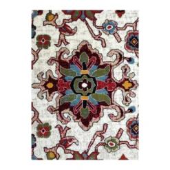 فرش مشهد سلطان آباد کد 722018 - رنگ کرم - عکس شماره 4