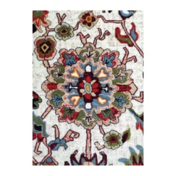 فرش مشهد سلطان آباد کد 722018 - رنگ کرم - عکس شماره 5