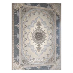 فرش مشهد مدرن کد 723502 - رنگ نقره ای - عکس شماره 6